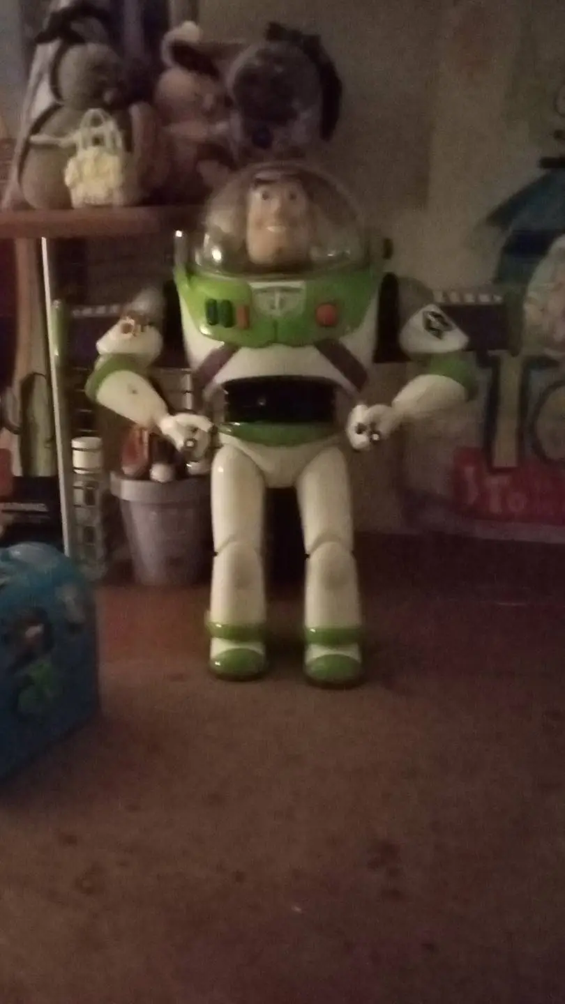 ai character: Toy Buzz Lightyear background