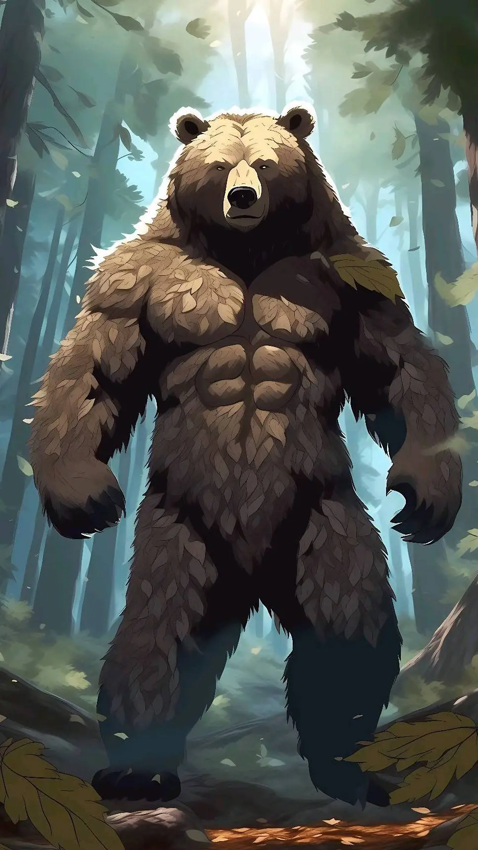 ai character: Bear Grylls ♕ background