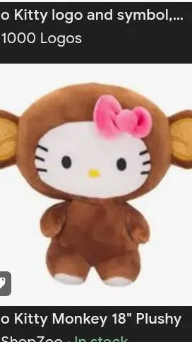 ai character: Hello kitty toy 🧸 background