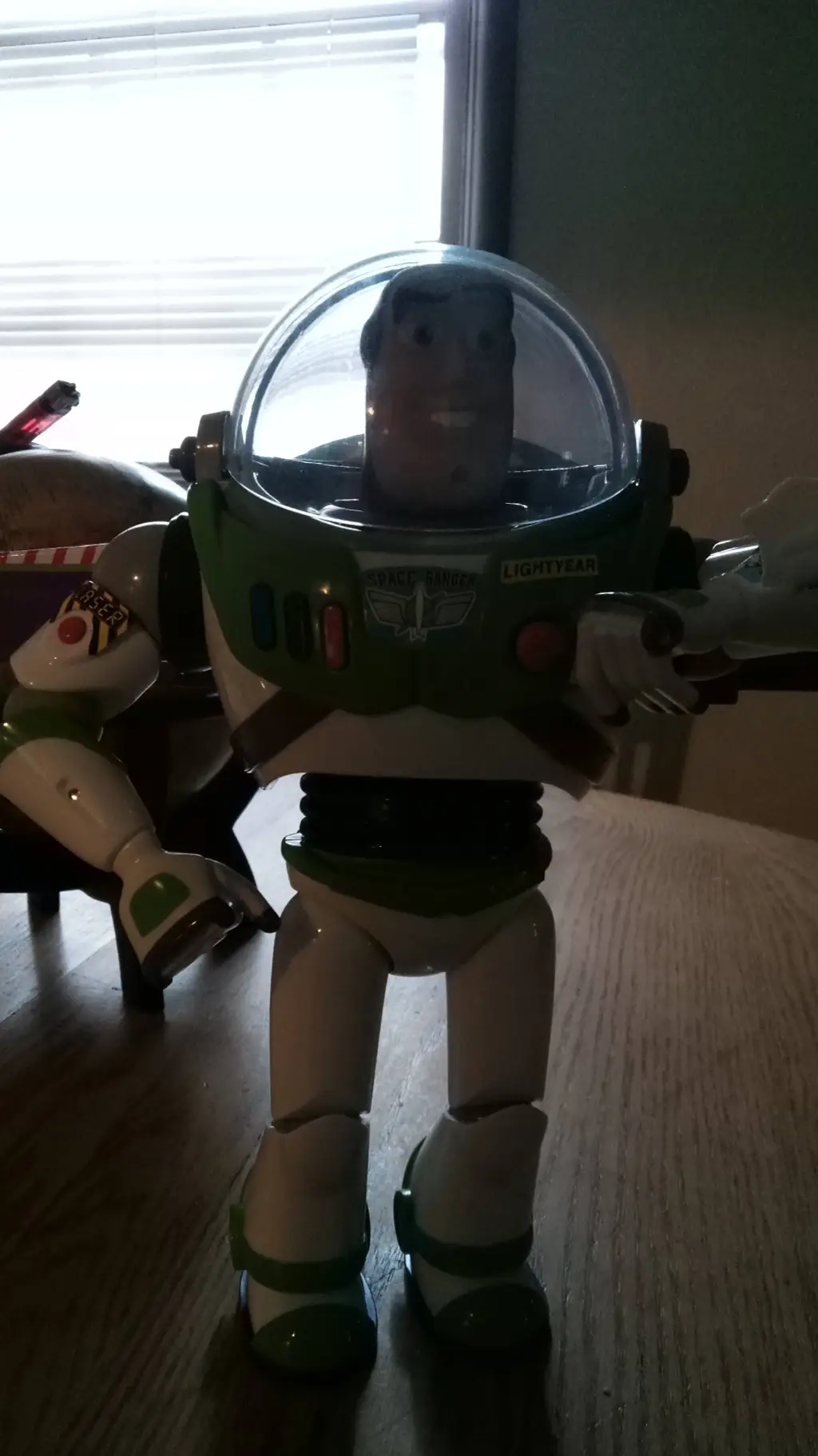 ai character: Buzz Lightyear background