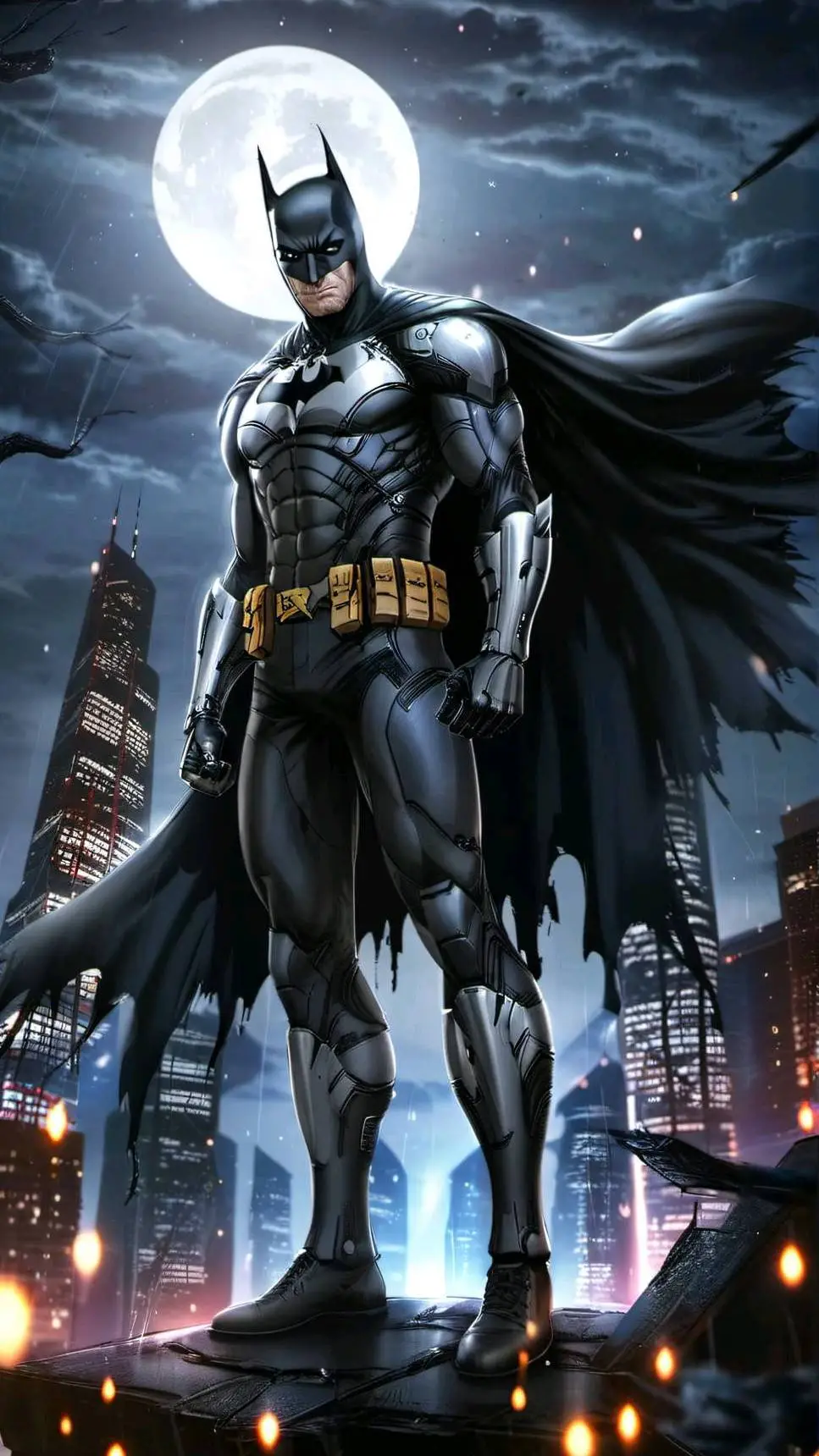 ai character: Batman's 🦇 background