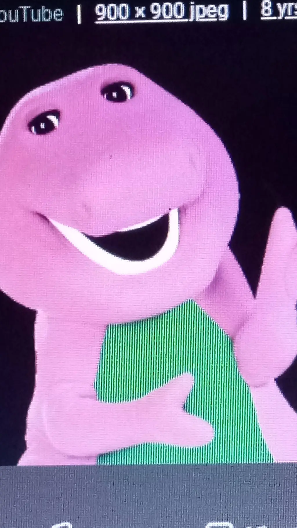 ai character: Barney's Handsome background