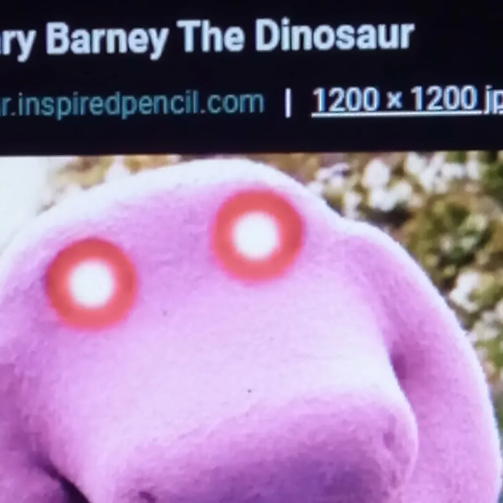 chat with ai character: Evil Barney's☠︎🦖