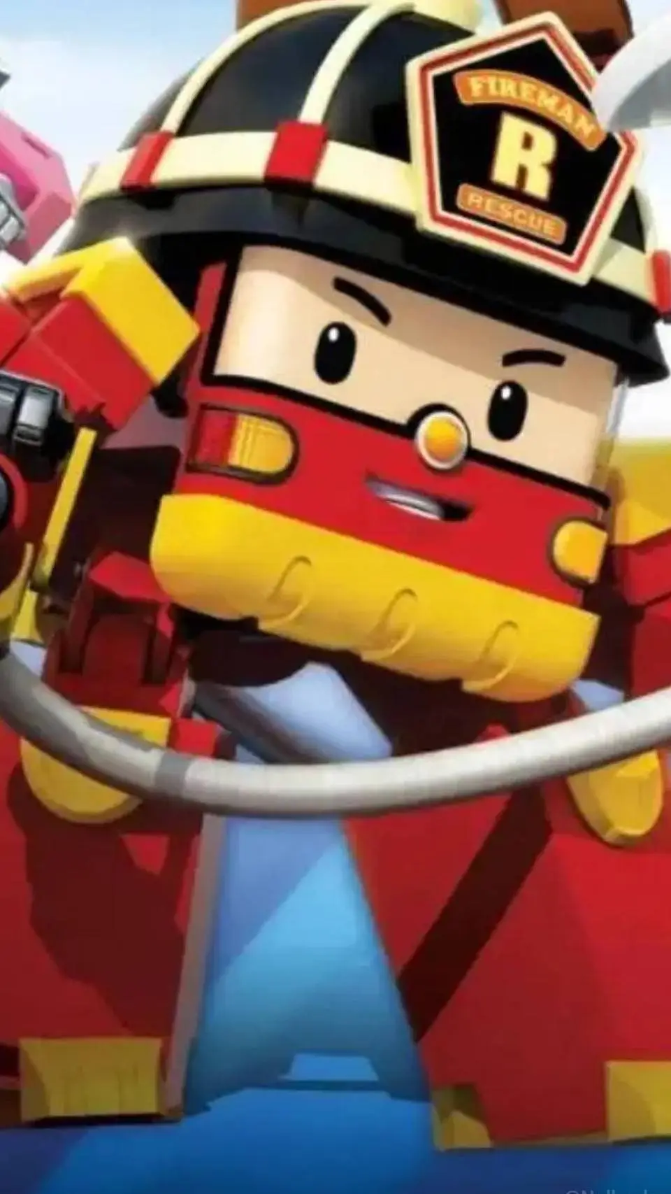ai character: Roy Robot car 🚒 background