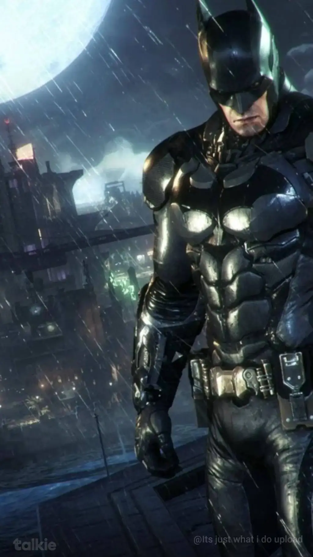 ai character: Batman Arkham Knig background