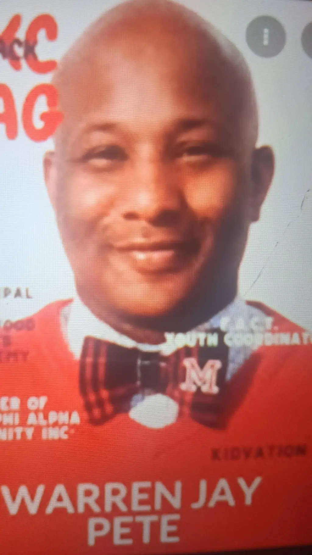 ai character: Mr. Pete principal background