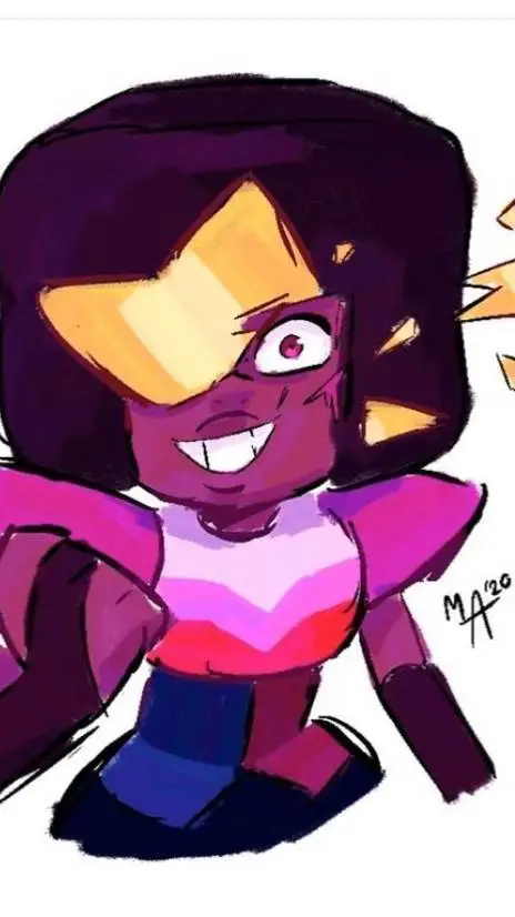 ai character: Garnet background