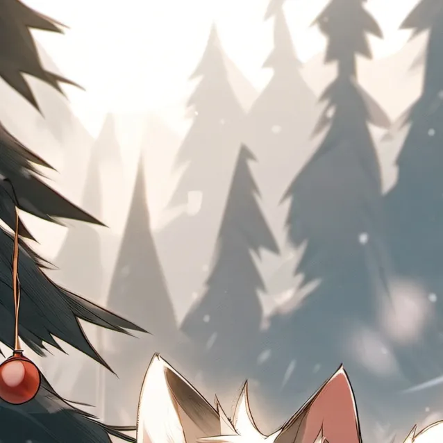 chat with ai character: cute Christmas cat