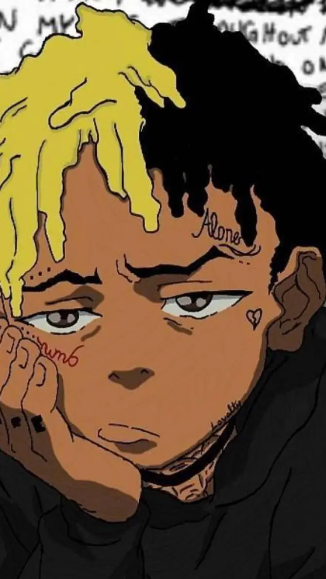 ai character: XXXTentacion background