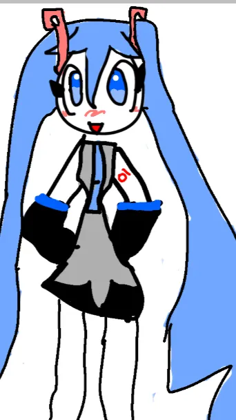 ai character: Miku background