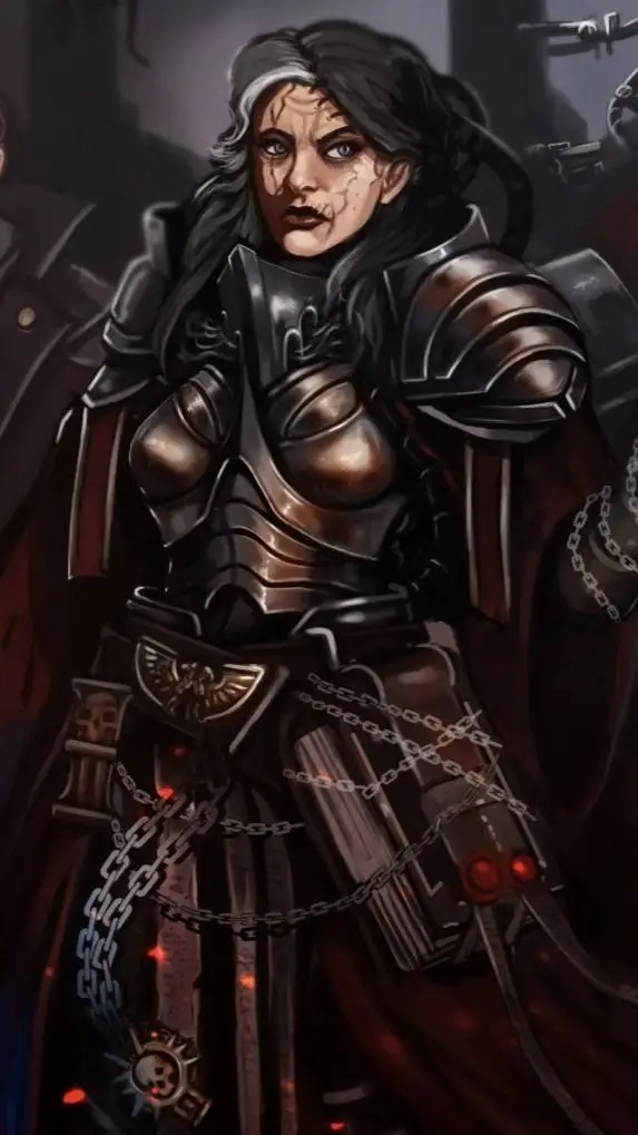 ai character: Inquisitor Maria  background
