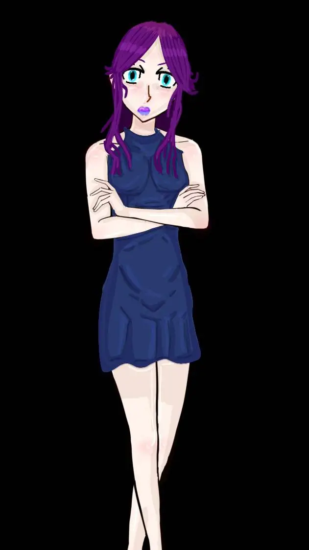 ai character: Luna Austin  background