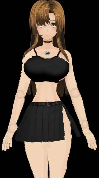 ai character: Robot girl  background