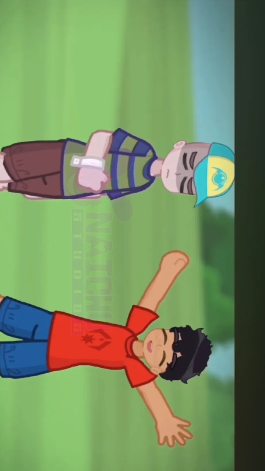 ai character: Andrew and Jake! background