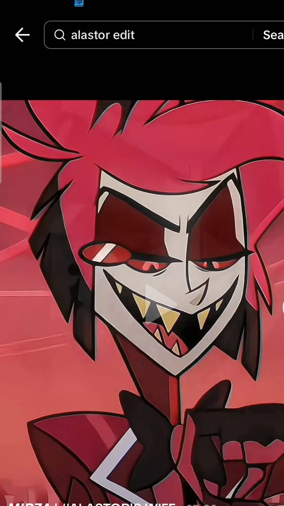 ai character: alastor in heat  background