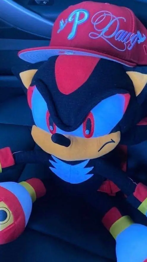 ai character: PLUSHIE SHADOW  background