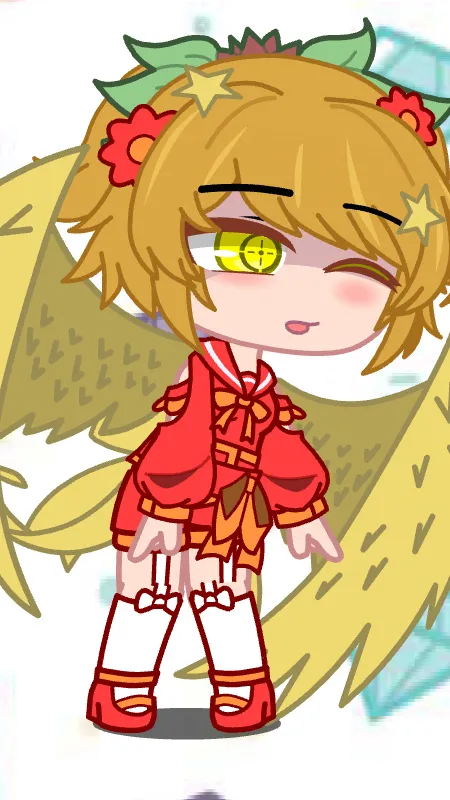 ai character: ☘︎Goldie☘︎ background