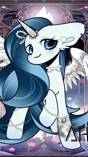 ai character: Moonlight background