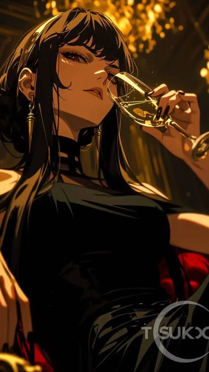 ai character: AkameQueen background