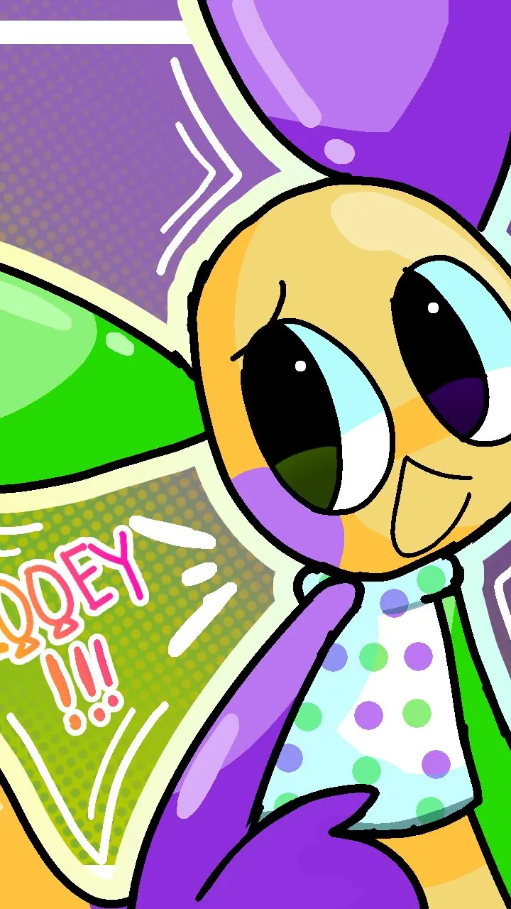 ai character: LOOEY X BLOT!! background