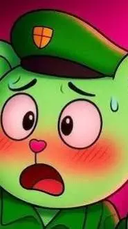 ai character: LOONA and flippy background