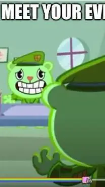 ai character: flippy vs fliqpy background