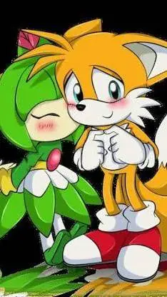 ai character: tails x cosmo background