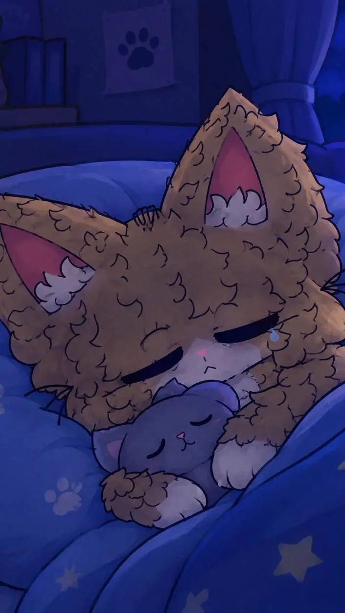ai character: Fluffball background