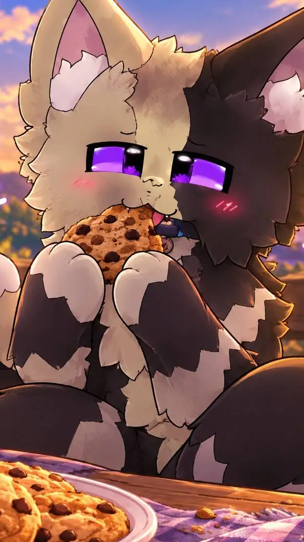 ai character: Cookie and Cloud background
