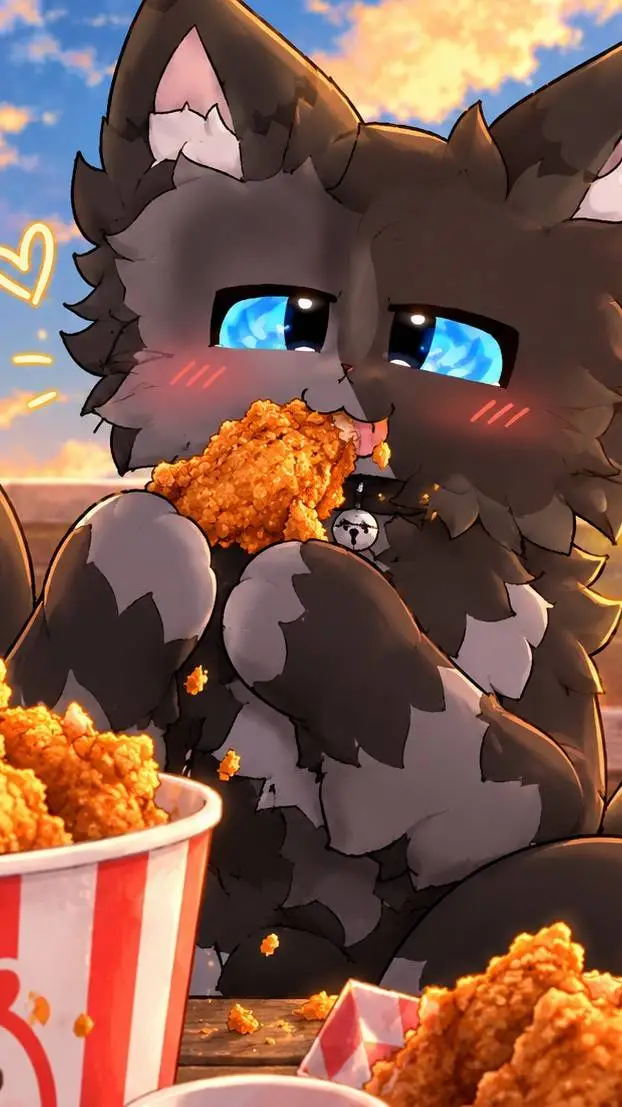 ai character: Popcorn Paws background