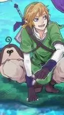 ai character: 🌧Link 🌧 background