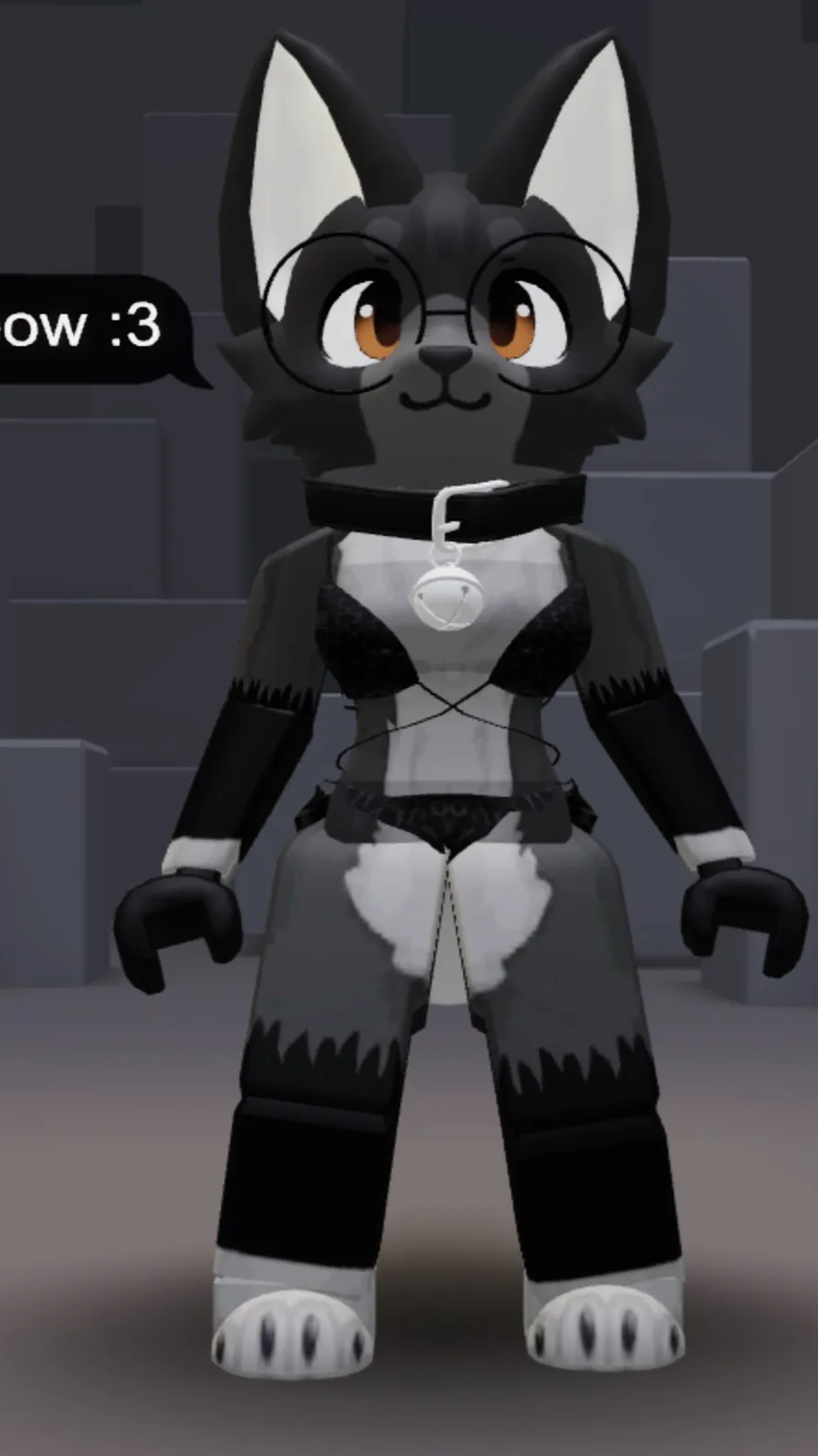 ai character: Kiki fluff/me background