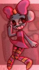 ai character: dandys world  background