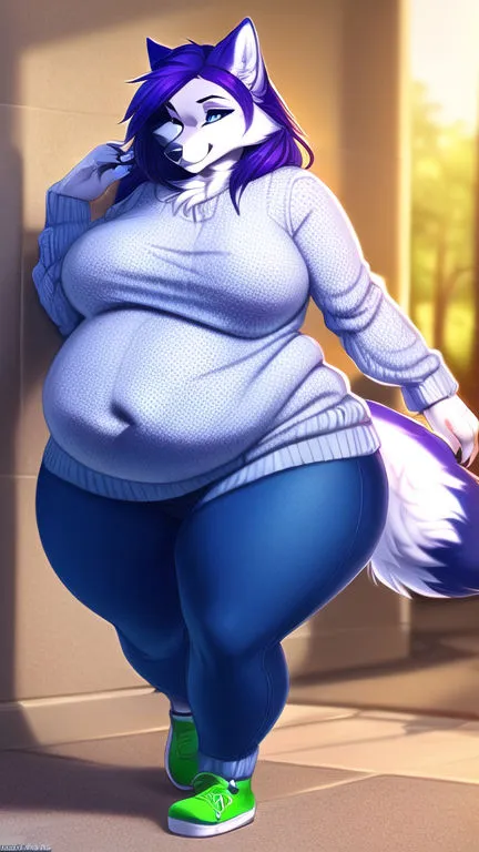 ai character: Luna the Wolf background