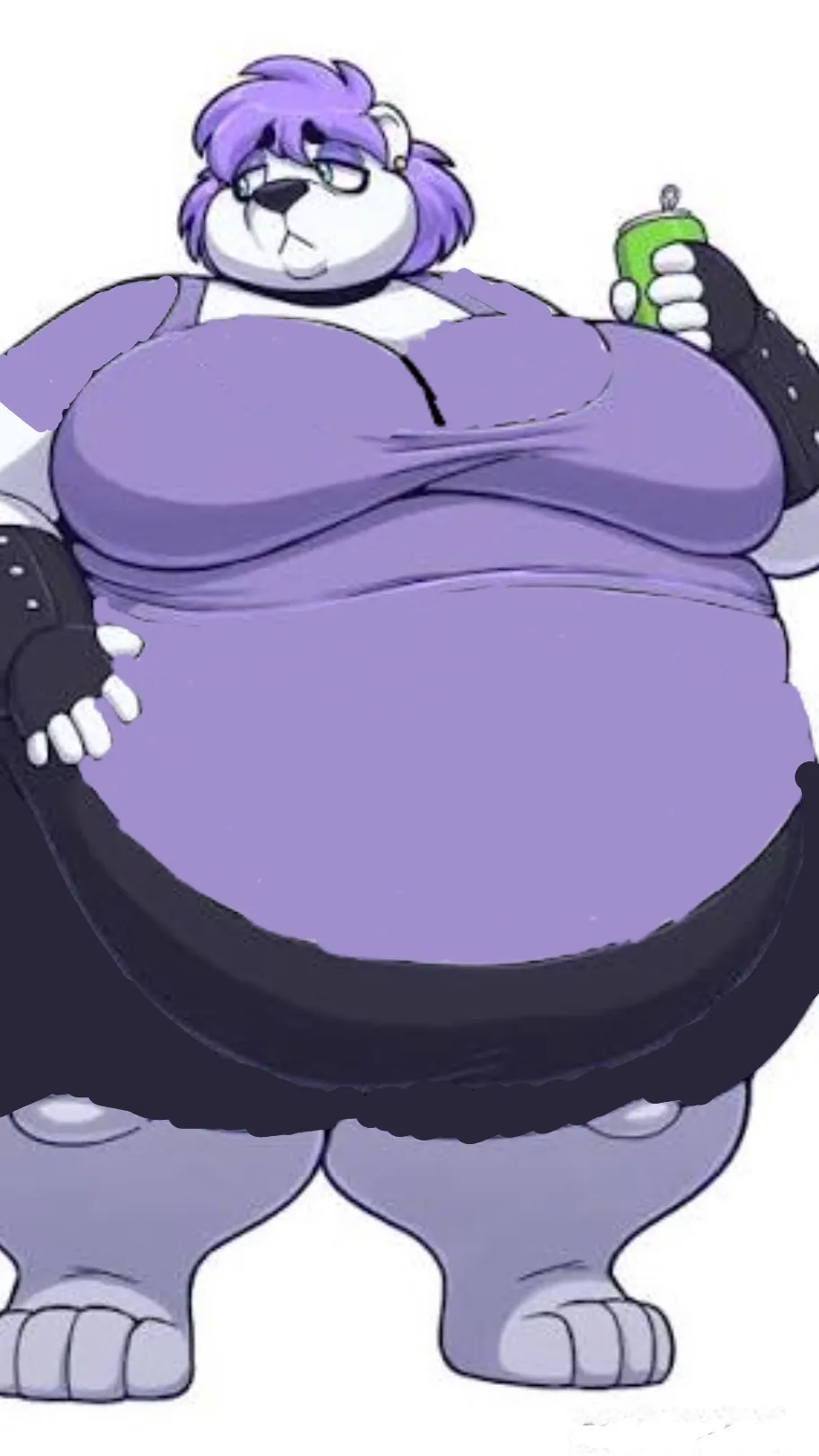 ai character: Snowy  background