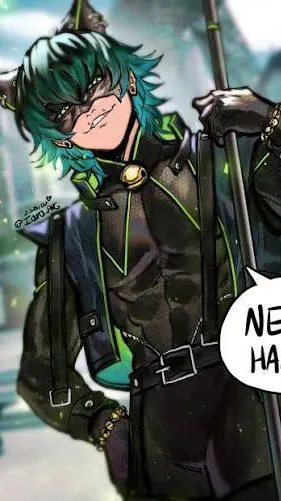 ai character: Luke/cat noir background
