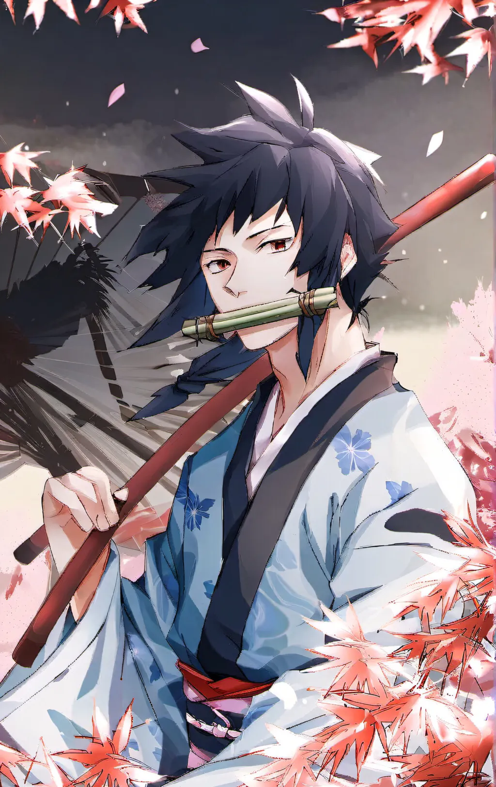 chat with ai character: Giyuu Tomioka