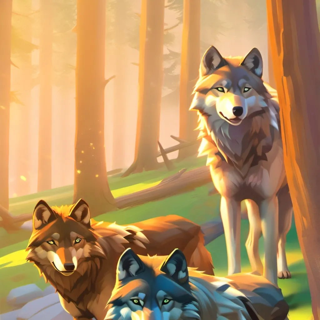 chat with ai character: wolf pack