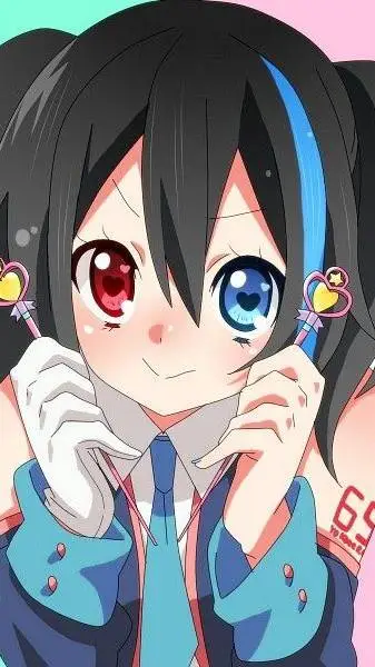 ai character: ❤️Roku!💙 background