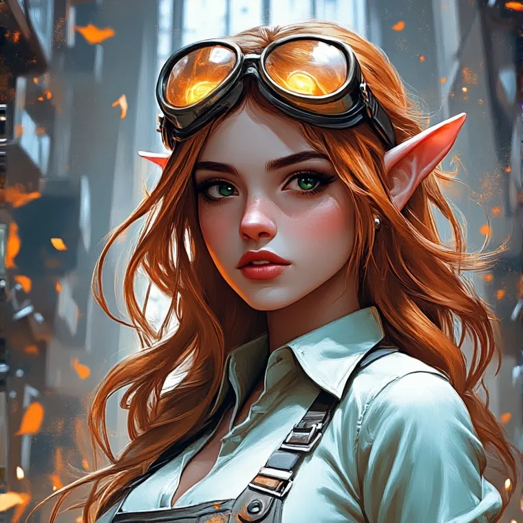 chat with ai character: Lyra Emberstride