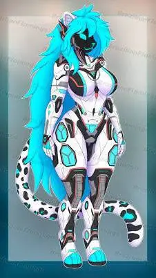 ai character: space station Athe background