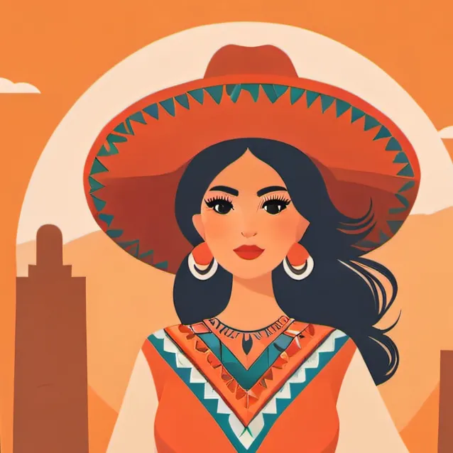chat with ai character: Mexican women