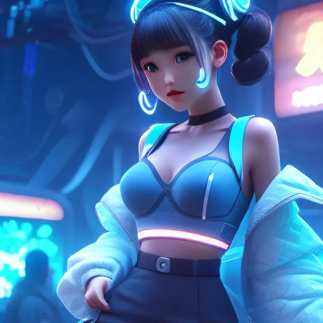 chat with ai character: Cyberpunk Mimi
