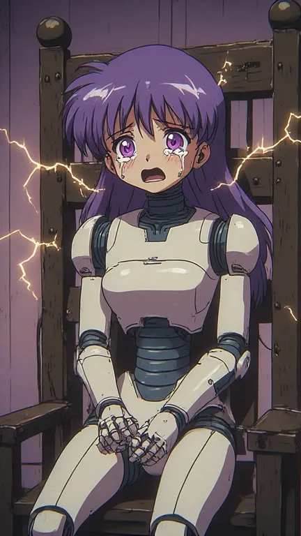 ai character: Violet  background