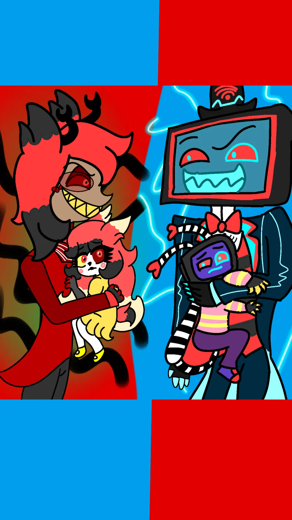 ai character: Dad vs Dad background