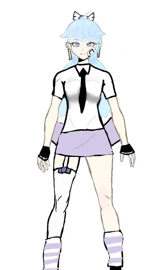 ai character: Shārotto Satera  background