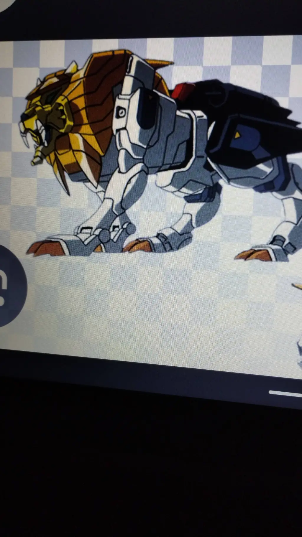 ai character: galeon stark background