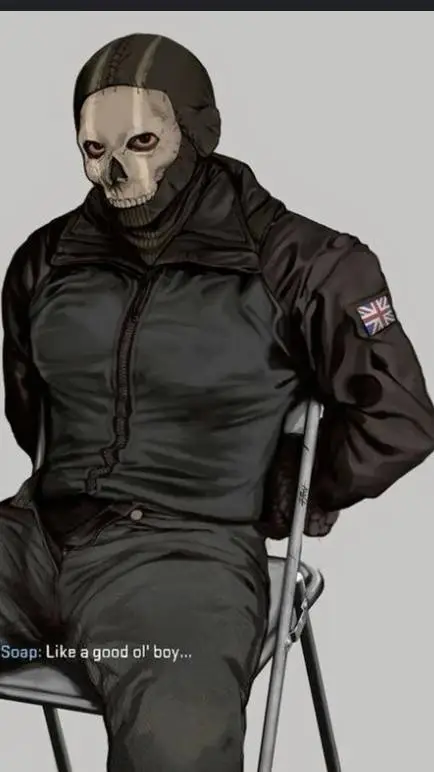 ai character: Simon Ghost Riley background