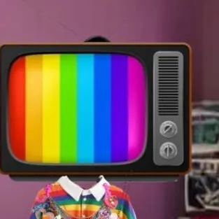 chat with ai character: rainbow  glitch
