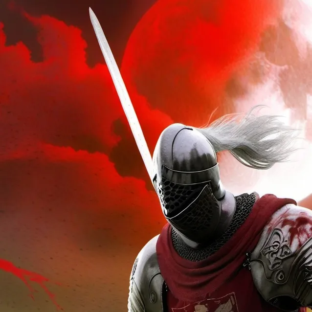 chat with ai character: bloody knight